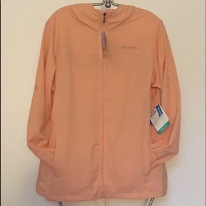 Womens’ hooded zip up shirt